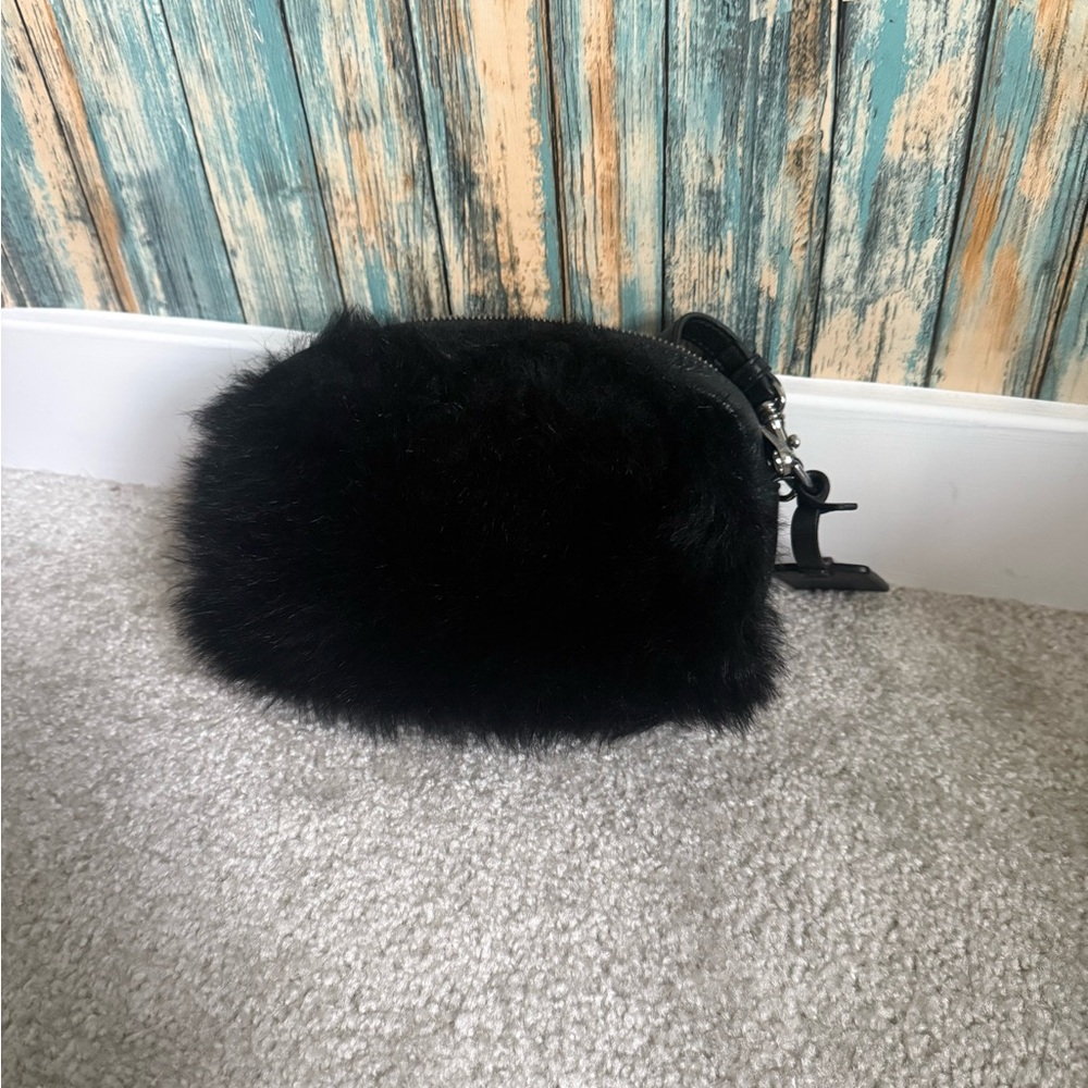 UGG Black Fur Shoulder Bag